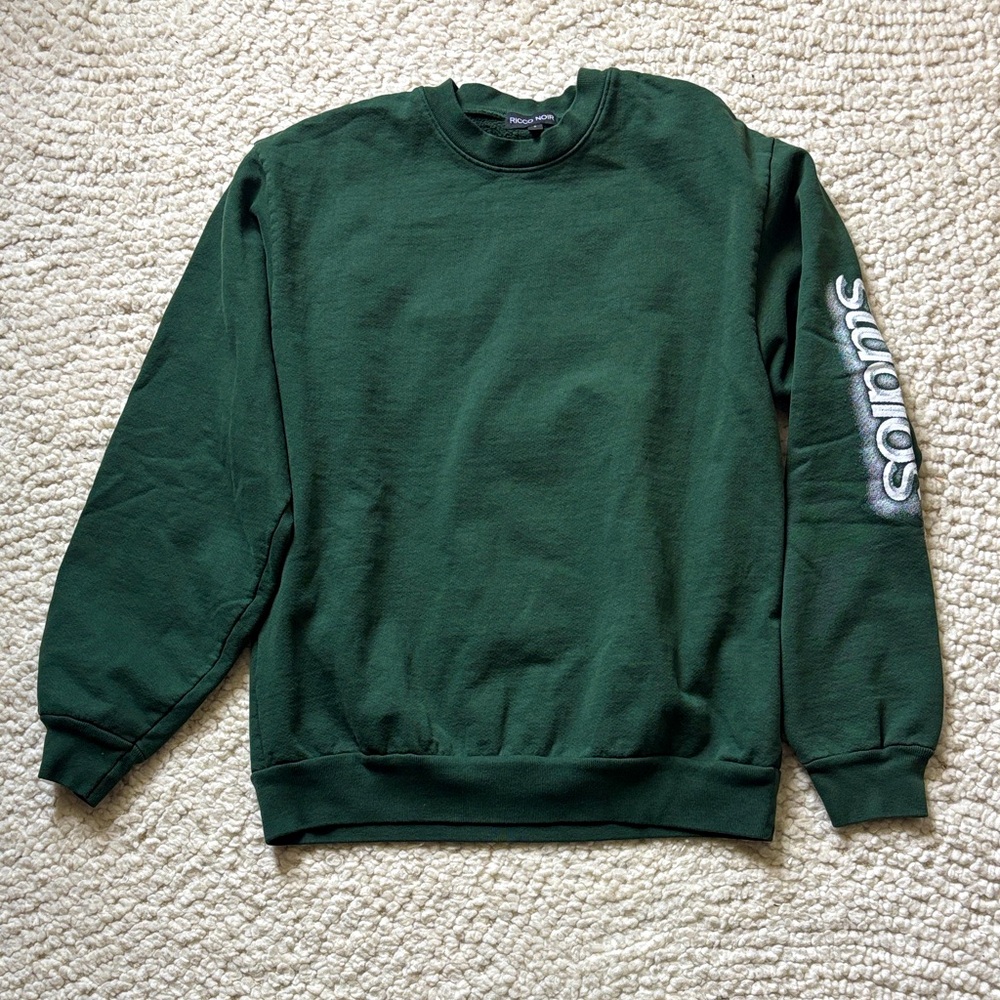 NWOT RICCO NOIR GREEN SWEATSHIRT SIZE S